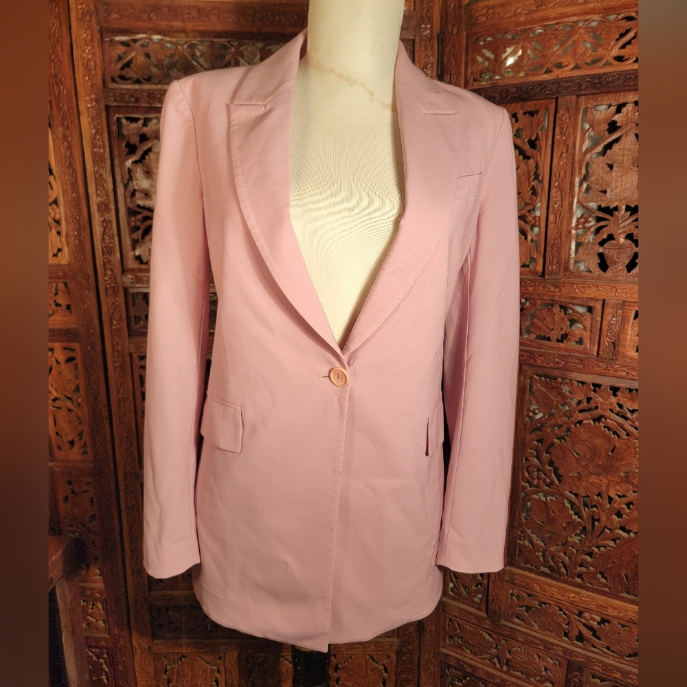 Theory Etiennette Blazer, Pink, Size 0